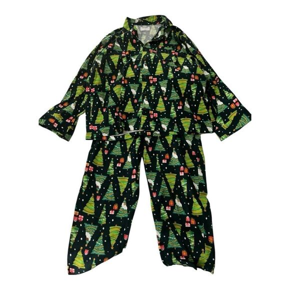🆕 Old Navy Men’s Festive Pajama Set Holiday Cheer size XL - Picture 2 of 6